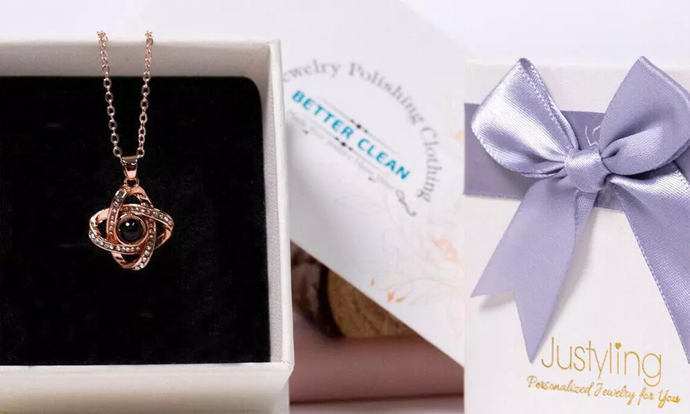 Custom One or Two Projection Necklace from Justyling (Up to 86% Off)