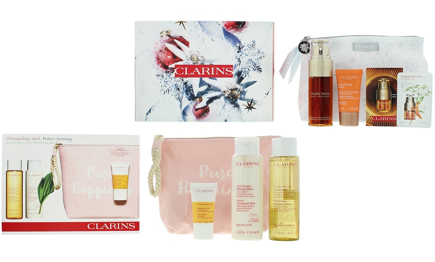 Image 1: Clarins Perfect Cleansing Three Piece Gift Set