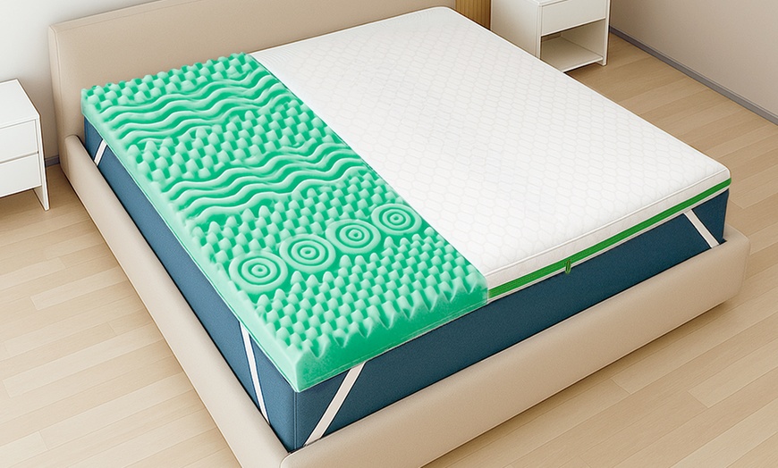 Image 2: Breeze-Memory-Schaum-Topper mit 9 Zonen