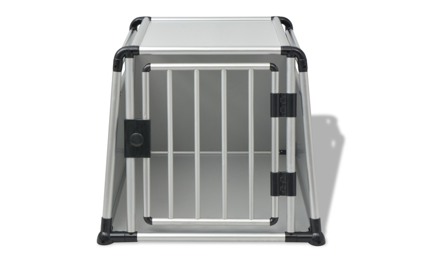 Image 3: Dog Aluminium Transport Box 