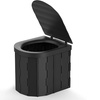 Image 2: Foldable Compact Portable Toilet Potty Loo