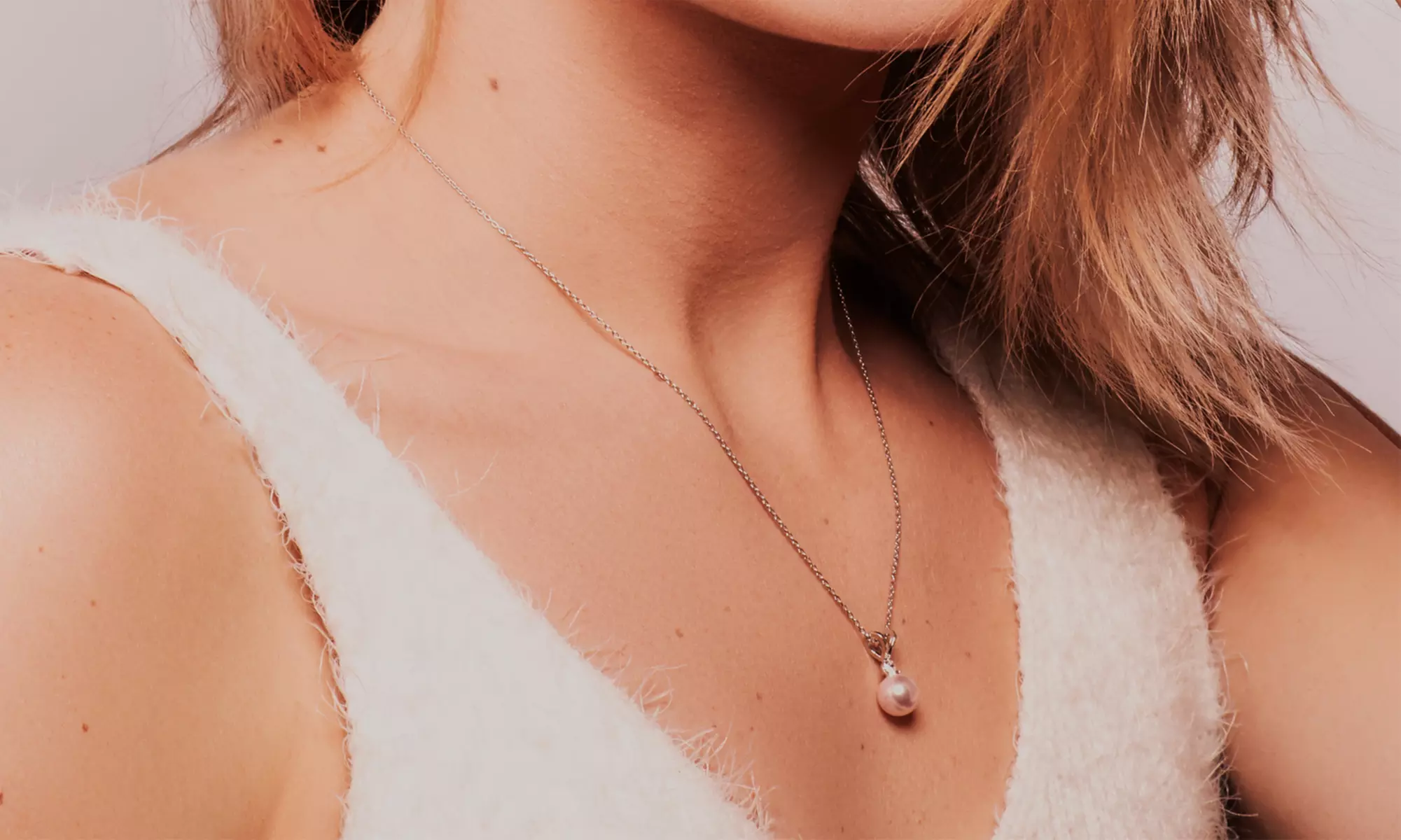 Ketting met parel-hanger