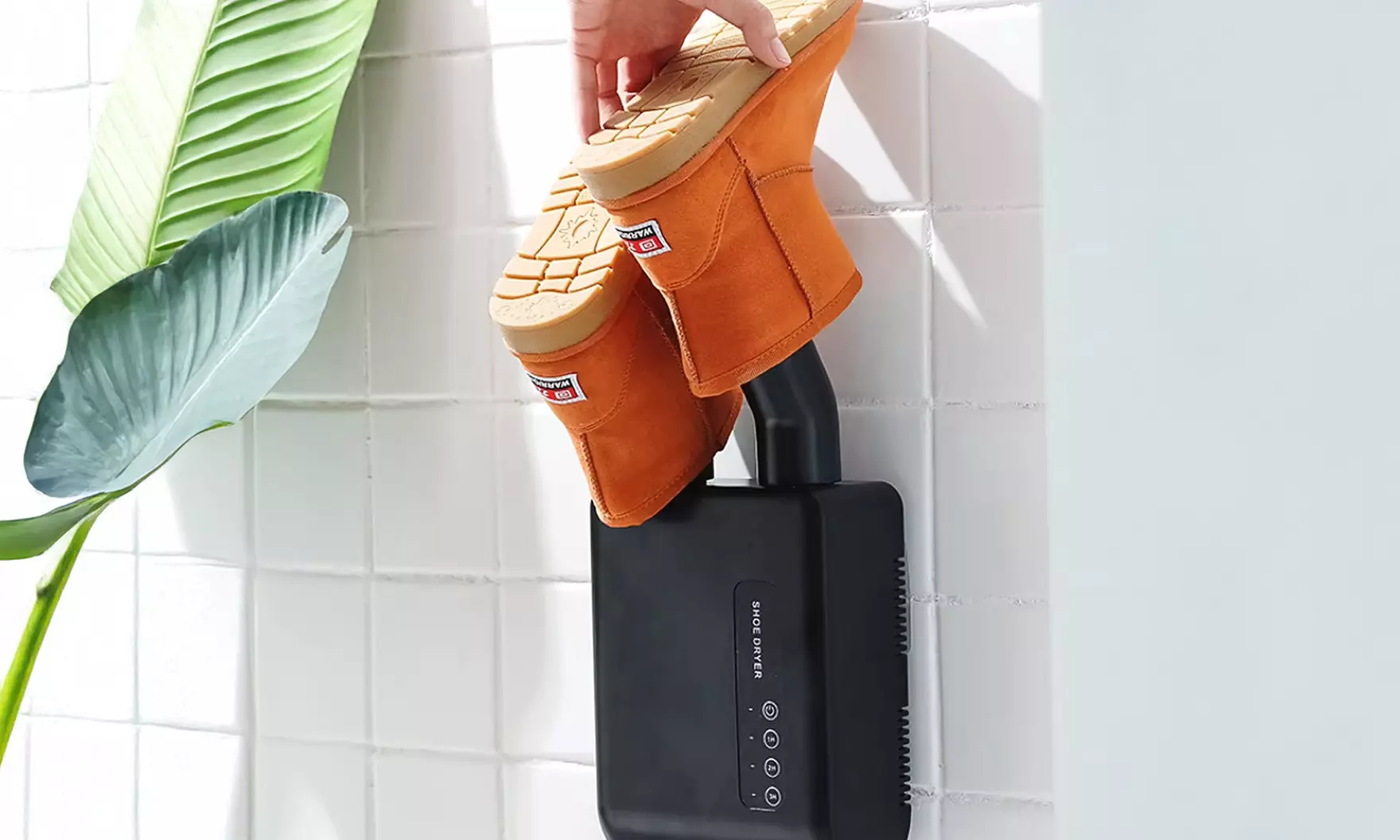 Nooit meer met schone sokken in natte schoenen: elektrische schoendroger - Primary Image