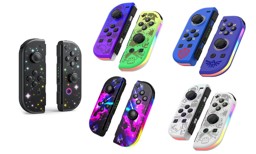 Image 1: Manettes sans fil compatible avec console Switch