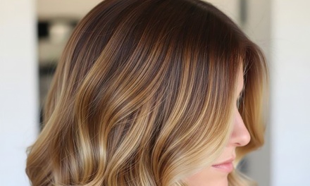 Shampoing, coupe et brushing - valable sur cheveux mi-longs
