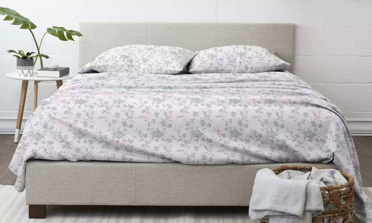 Home Collection Premium 4 Piece Ultra Soft Flannel Bed Sheet Set