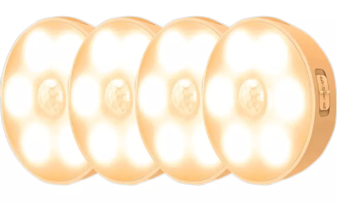 Luz nocturna inalámbrica recargable con detección de movimiento