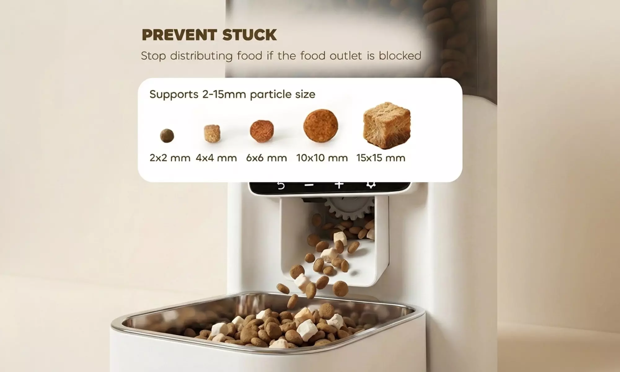 PawHut 4.5L Automatic Cat Feeder with Voice Recorder