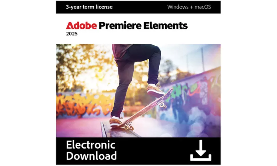 Adobe Photoshop Elements of Premiere Elements 2025 voor Mac en Windows