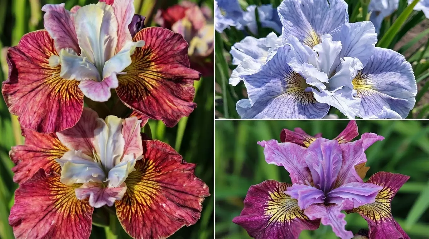 Peacock Butterfly Iris Sibirica Collection - Artistic Hardy Perennials - Primary Image