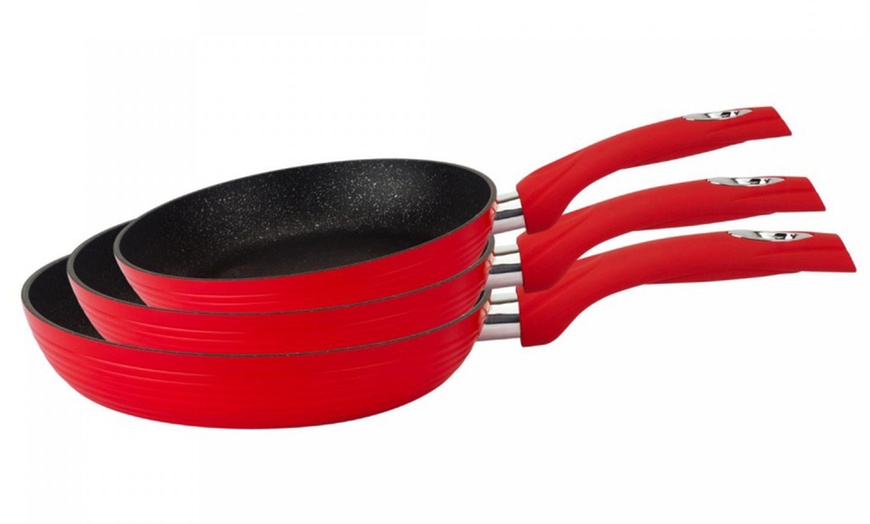 Image 14: Juego de 3 sartenes con revestimiento de mármol, de RoyaltyLine