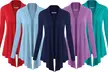 Open Front Cardigan S-3X by Made By Johnny Plus Size Sweater   - Second Medium