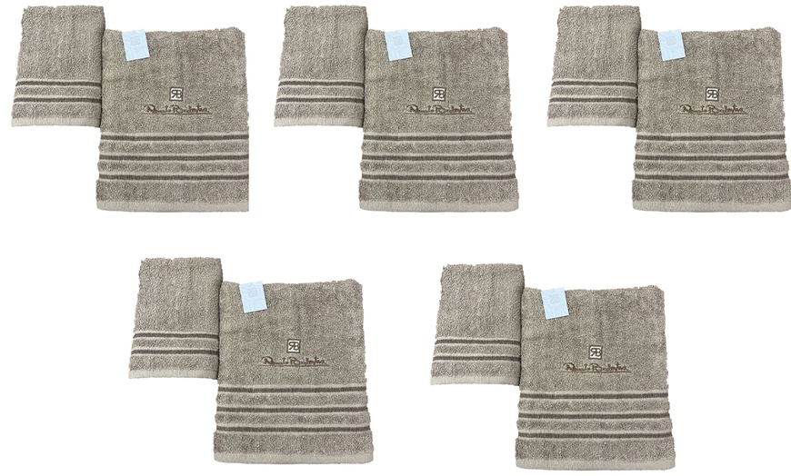 Image 22: 3 ou 5 ensembles de 2 serviettes Renato Balestra