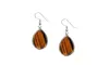 Genuine Tigers Eye Tear Drop Earrings