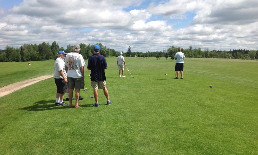 Image 1: Enjoy 18 Holes of Golf with a Cart For Up To Four Players 