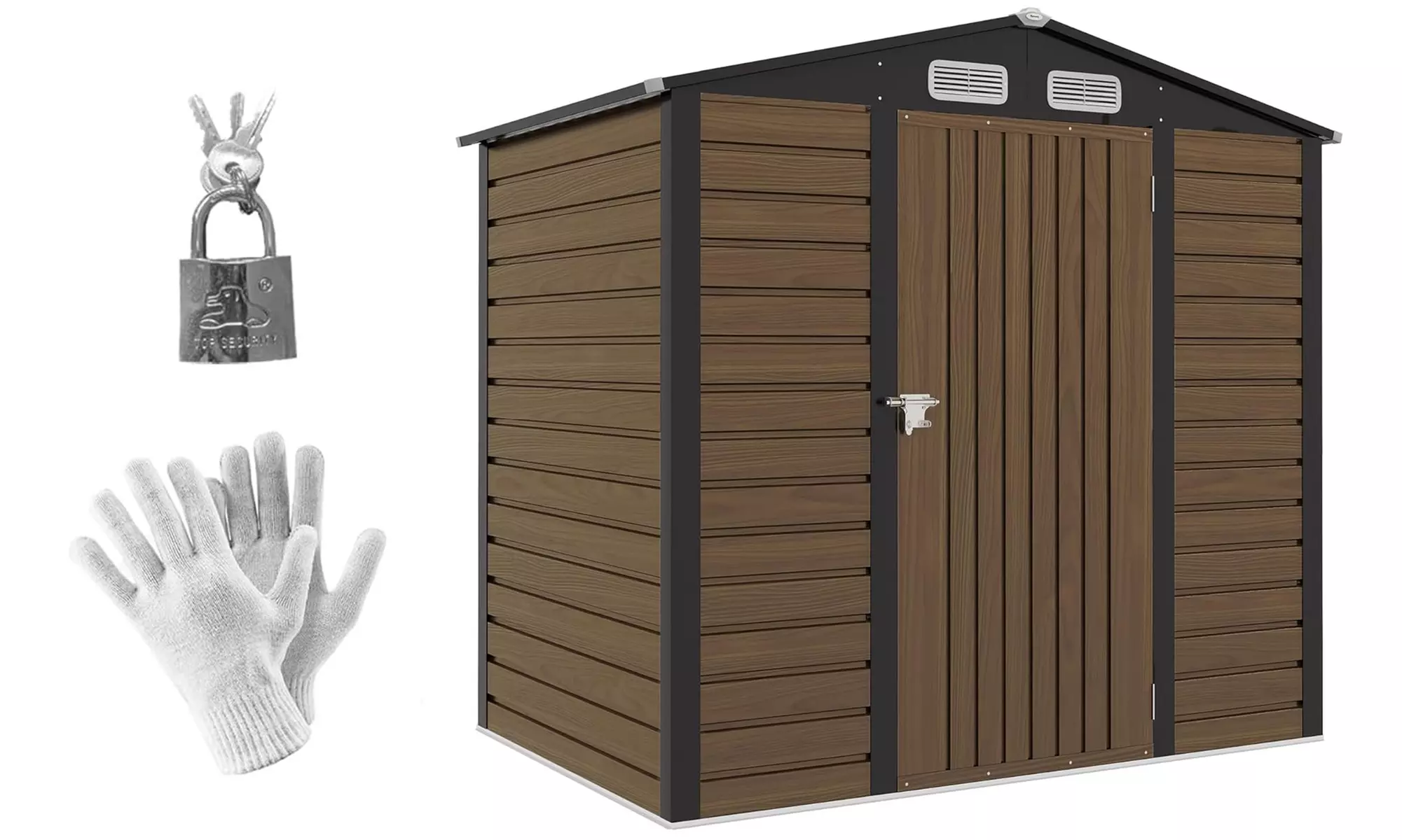 Outsunny Garden Metal Shed