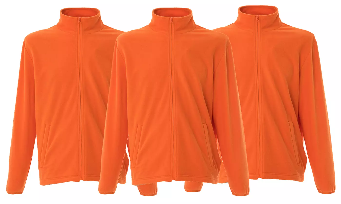 3 felpe da uomo in pile CLRS