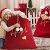 Image 1: Surprise loved ones with a festive, Personalized Santa Delivery Bag