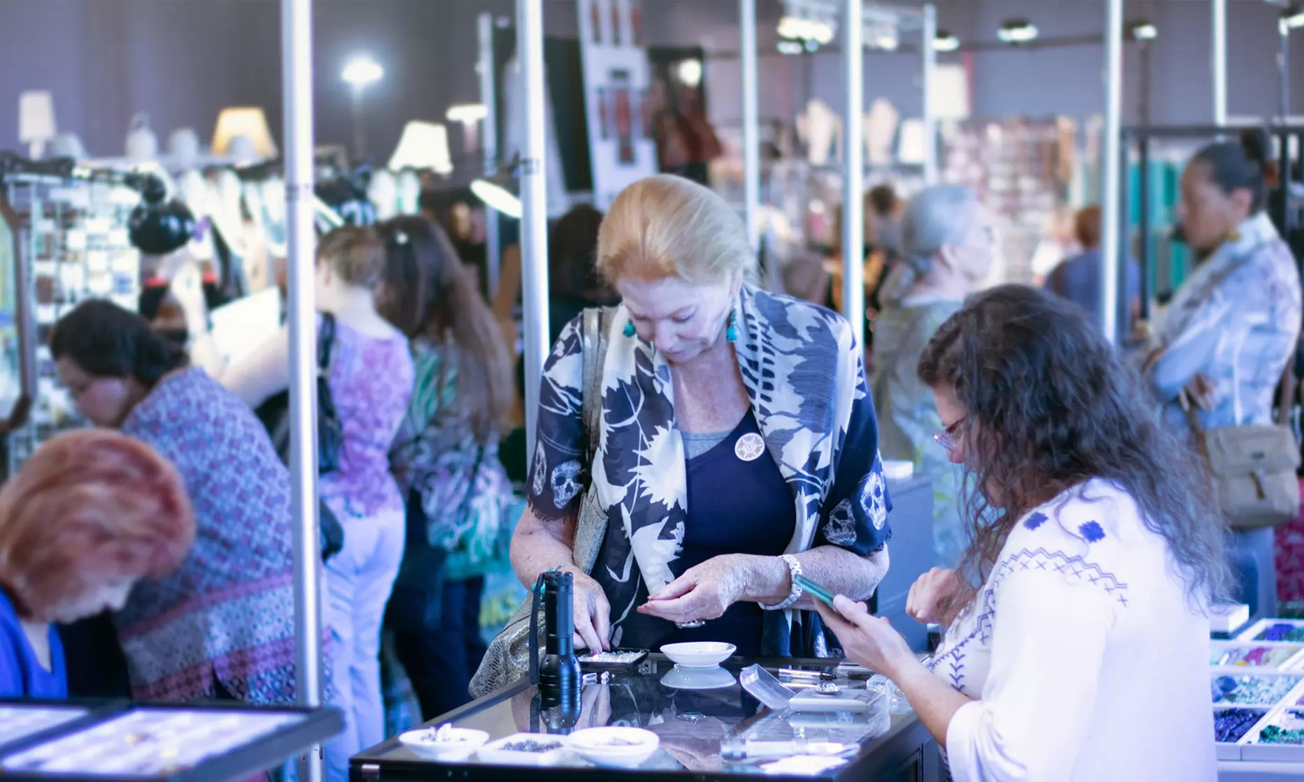Admission for 1,2 or 6 - Walnut Creek, Pasadena Bead or Artazan Shows