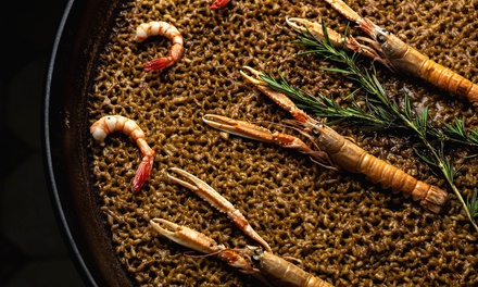 Para 2 personas: menú La Valenciana con 2 entrantes, 2 principales, 2 postres y 2 bebidas - La Valenciana