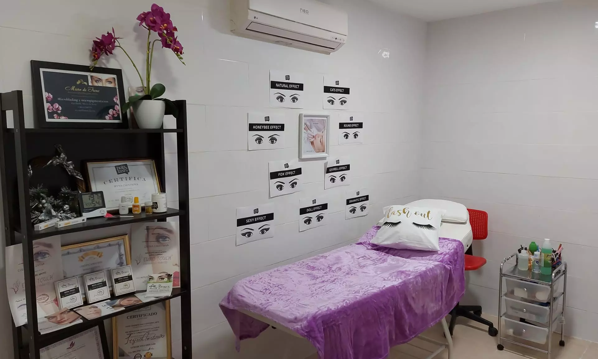 Extensiones de pestañas