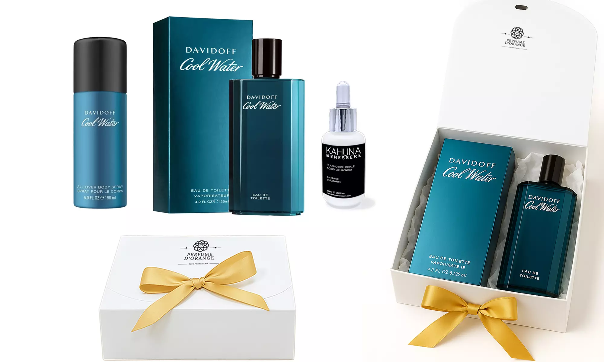Box regalo Davidoff con fragranza, deodorante e serio da uomo