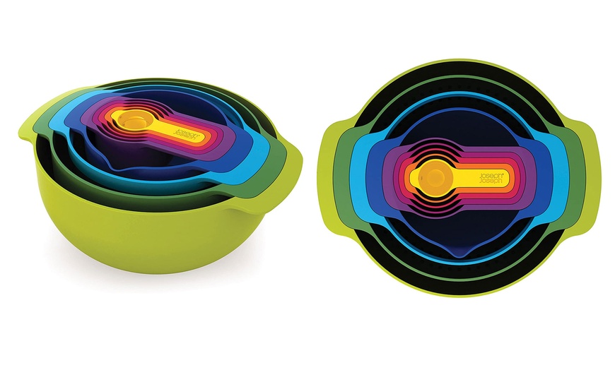 Image 1: Joseph Joseph Nest 9 Plus Mixing Bowl Set