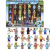Image 1: 24-Minifigure Minecraft-Inspired Building Blocks Set for Kids