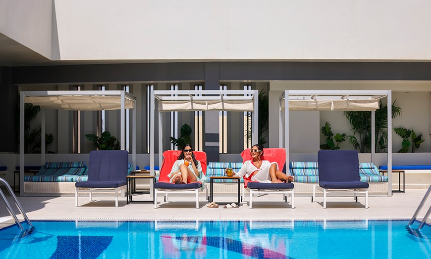 Image 2: Weekday or Weekend Pool Access with Food & Drinks for Up to 2 Adults