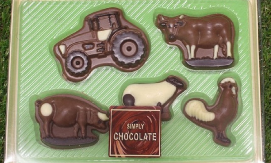 Image 4: Milk Chocolate Themed Shape Set