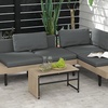 Image 1: Outsunny Three-Piece Garden Furniture Set