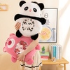 Image 15: Cute Cartoon Plush Stuffed Back Cushion
