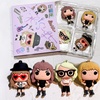 Image 1: Four-Piece Taylor Swift Doll Keychains in Eco-Friendly Silicone 