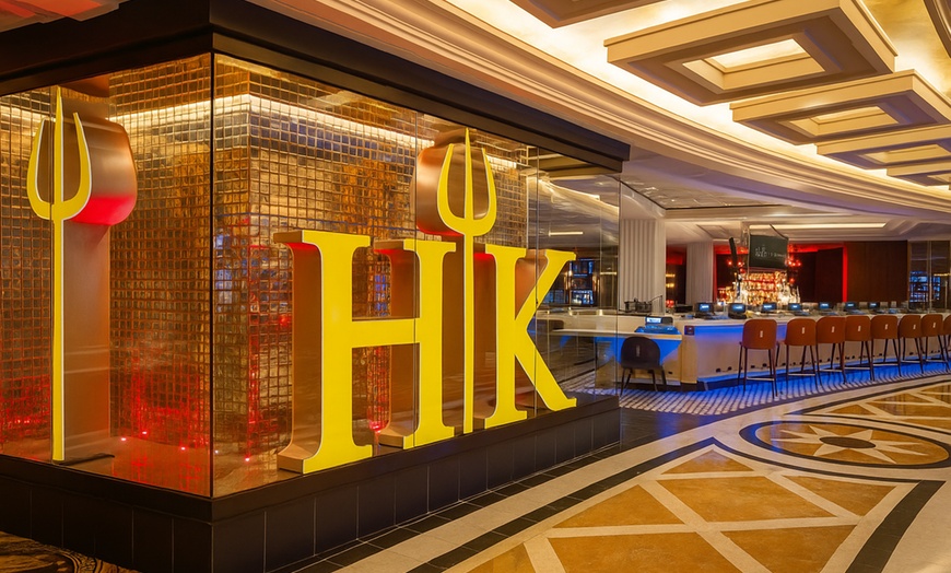 Image 1: Gordon Ramsay Hell’s Kitchen 3-Course Signature Dinner & Wine Pairing 