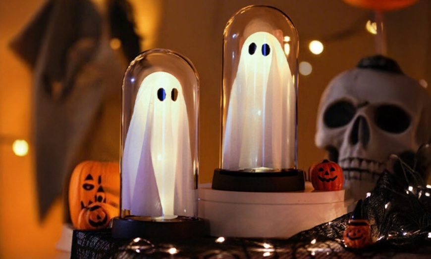 Image 4: Halloween Glowing Ghost Night Light Ornament