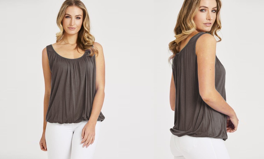 Image 9: Ruched Neck Balloon Vest