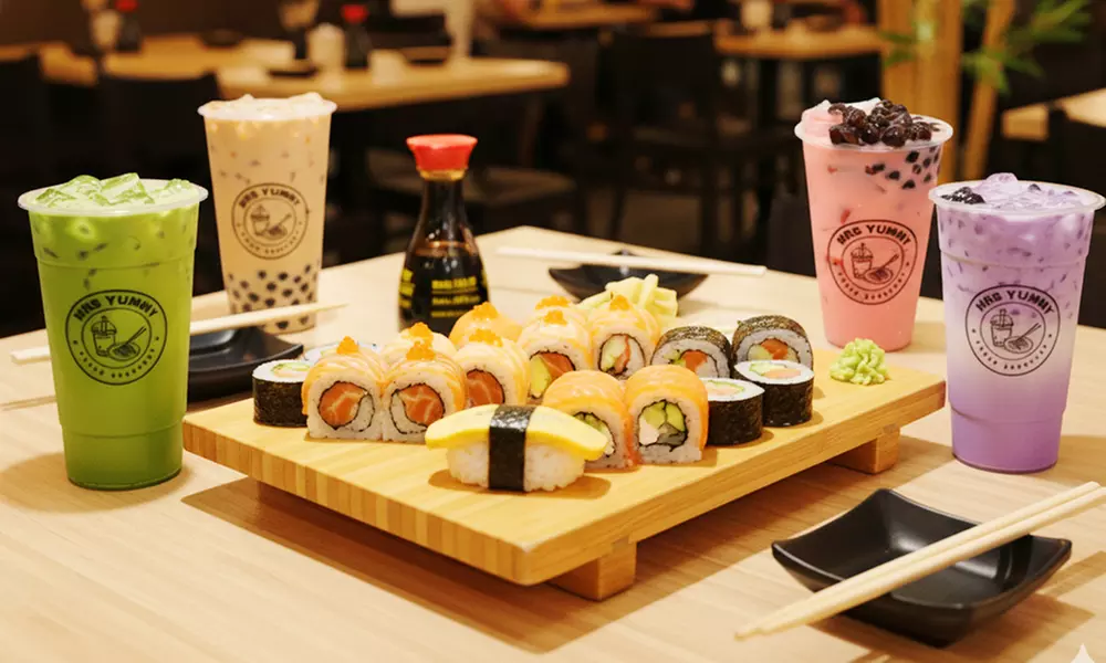 Delicious Sushi Platters & Drink Credits for a Perfect Treat
