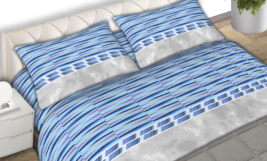 Image 3: Completo lenzuola 100% cotone