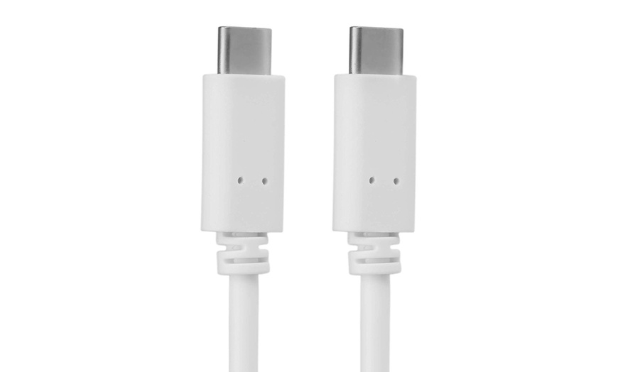 Image 4: Google Pixel Charger 18W Wall Adapter with USB-C to USB-C Cable 