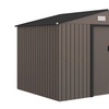 Image 15: Outsunny Galvanised Steel Garden Shed 7x4ft or 9x6ft