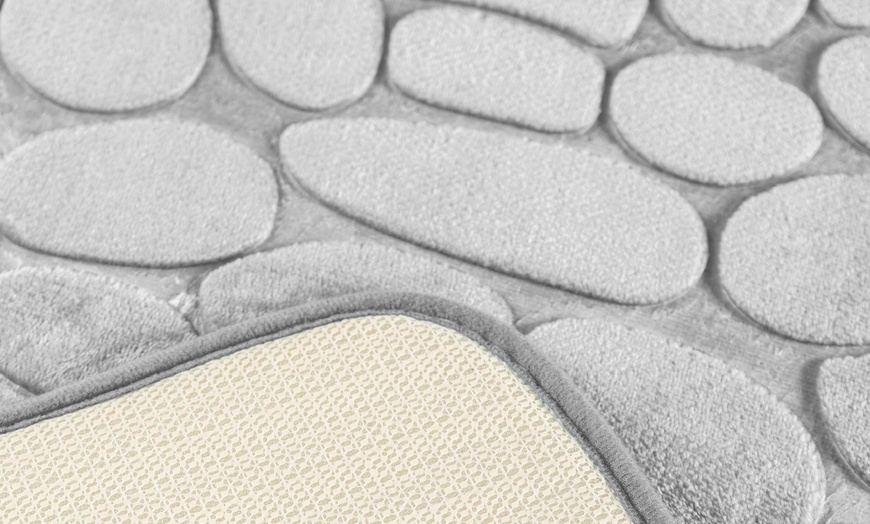 Image 8: Juego de 3 alfombrillas absorbentes y antideslizantes para el baño