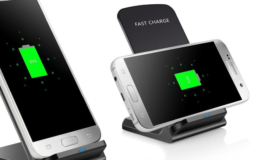 Image 5: Black Wireless Charger