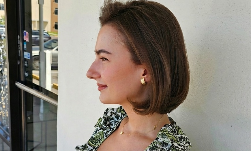Image 9: Haircut & Blow-Dry with Color or Highlights Makeover