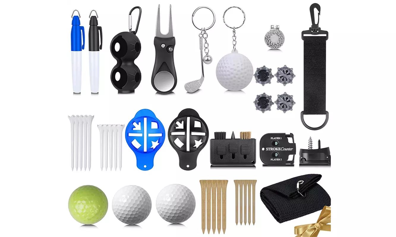 Calendario dell'avvento con accessori da golf