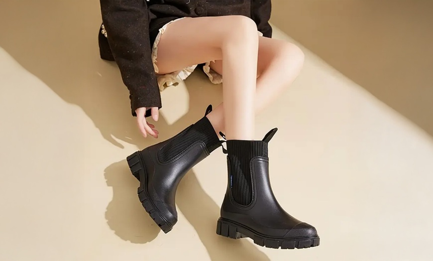 Image 6: Women's Chelsea Rain Boots