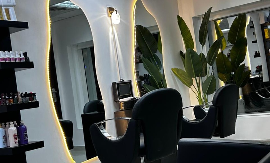 Image 2:  Hair Cut, Hair Wash, Blow Dry, Manicure, Pedicure, Facial & More 