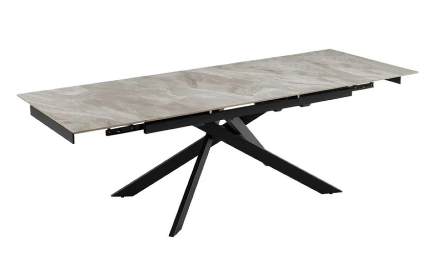 Image 3: DS Living Zaira Sintered Stone Dining Room Table