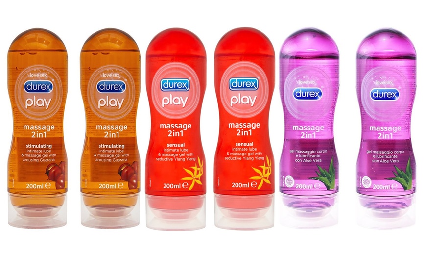 Image 1: Durex Play Gel Two-Pack