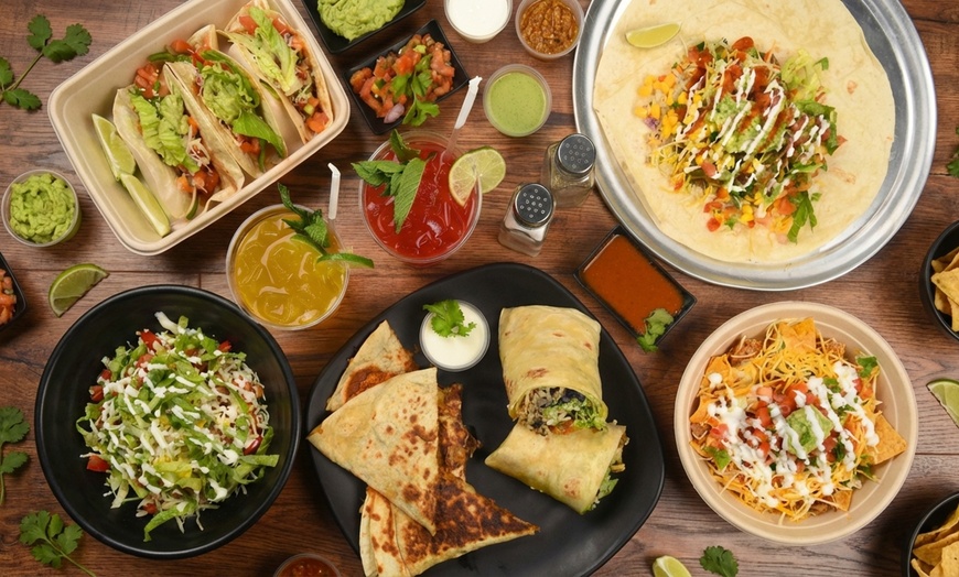 Image 5: Fresh & Customizable Mexican Grill Meals with Drinks for Up to Four