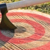 Image 3: Axe Throwing Experience at Forest Fitness NI